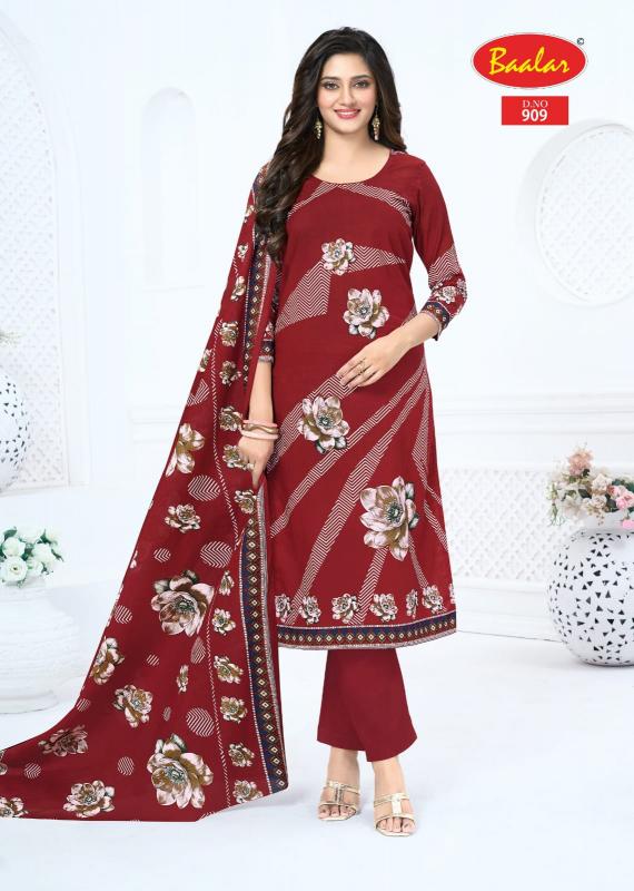 Baalar pashmina vol 9 wholesale cotton dress material catalogue